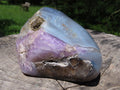 Polished Amethyst Crystalline Agate Geodes x 2 From Madagascar - TopRock