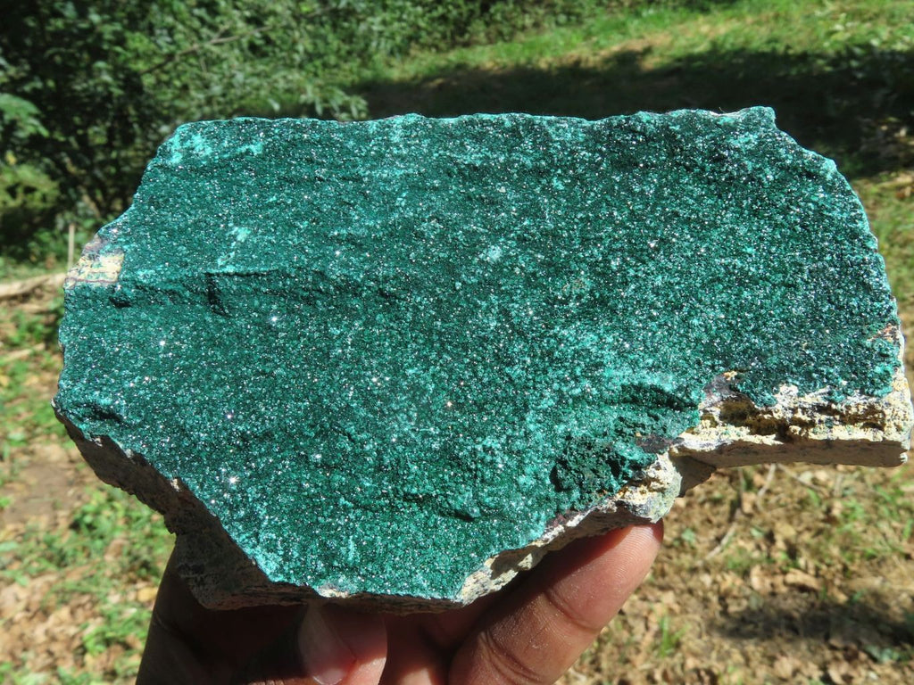 Natural Malachite Sparkly Specimens x 3 From Tenke, Congo - TopRock