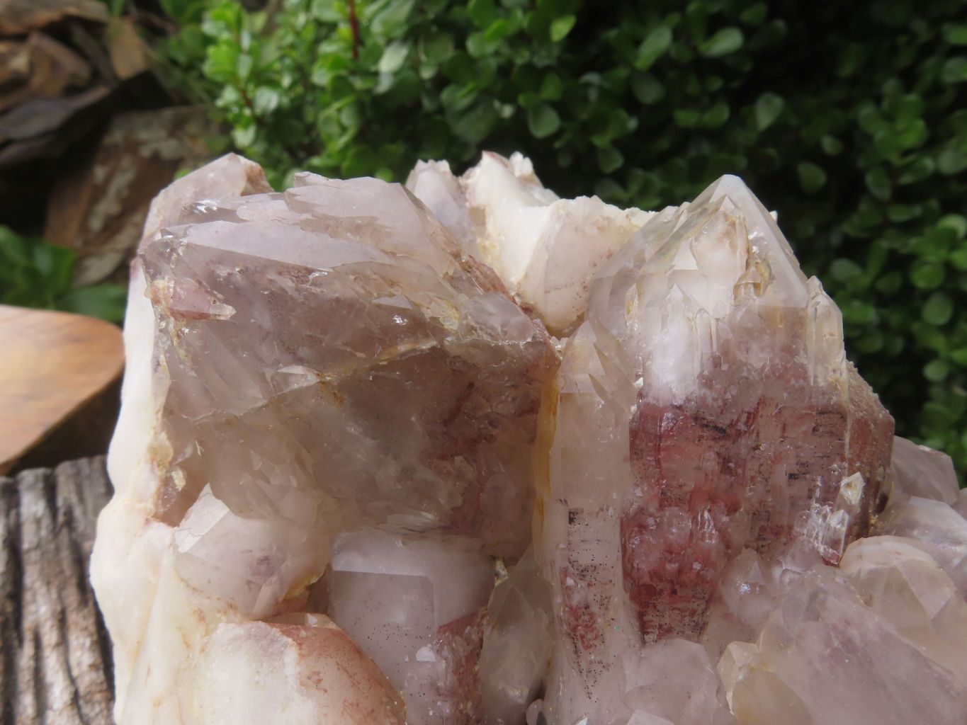 Natural Red Hematoid Quartz Cluster x 1 From Karoi, Zimbabwe - TopRock