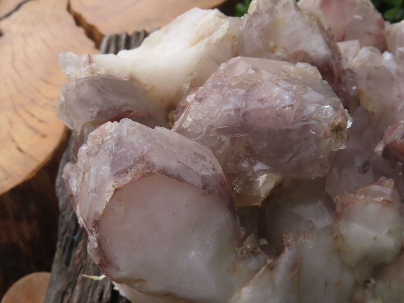 Natural Red Hematoid Quartz Cluster x 1 From Karoi, Zimbabwe - TopRock