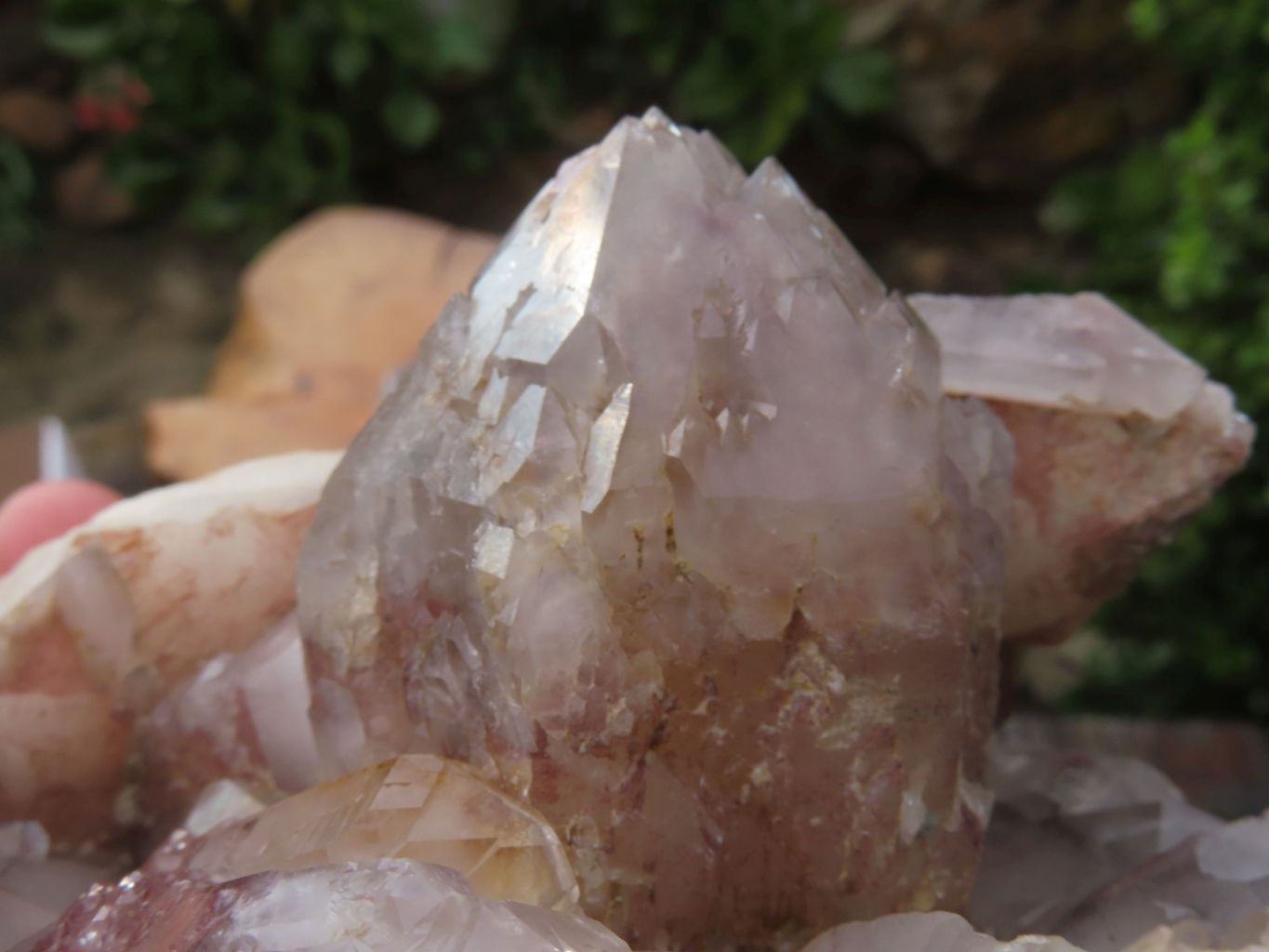 Natural Red Hematoid Quartz Cluster x 1 From Karoi, Zimbabwe - TopRock