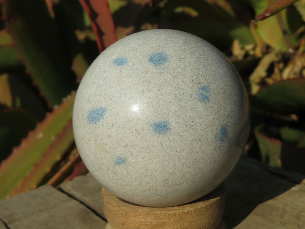 Polished Blue Spotted Spinel Spheres x 6 From Madagascar - TopRock