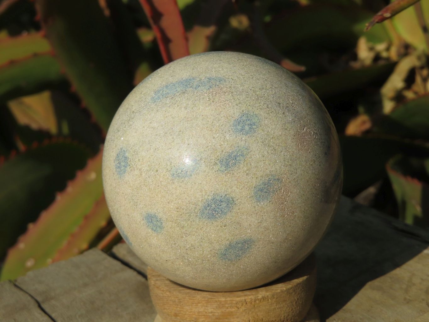 Polished Blue Spotted Spinel Spheres x 6 From Madagascar - TopRock