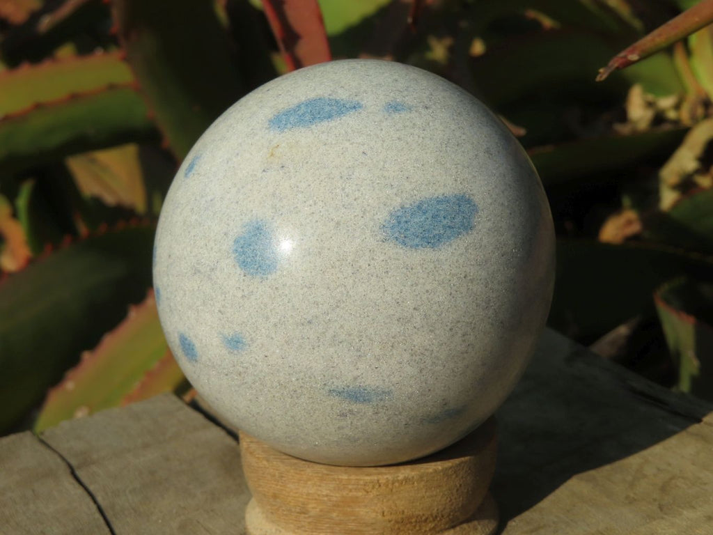 Polished Blue Spotted Spinel Spheres x 6 From Madagascar - TopRock