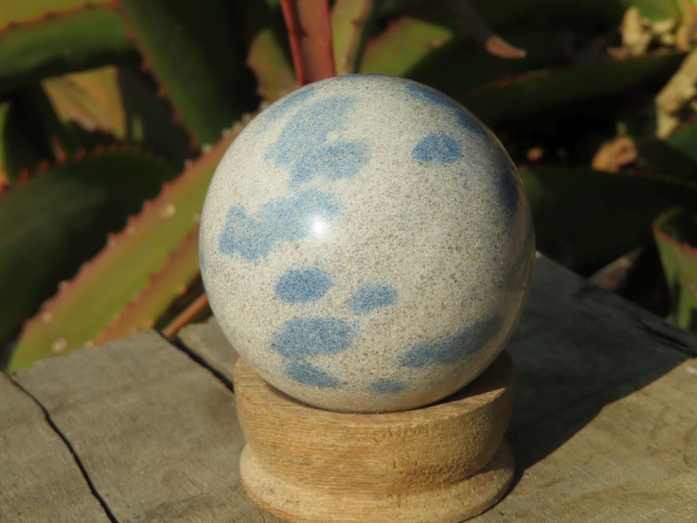 Polished Blue Spotted Spinel Spheres x 6 From Madagascar - TopRock