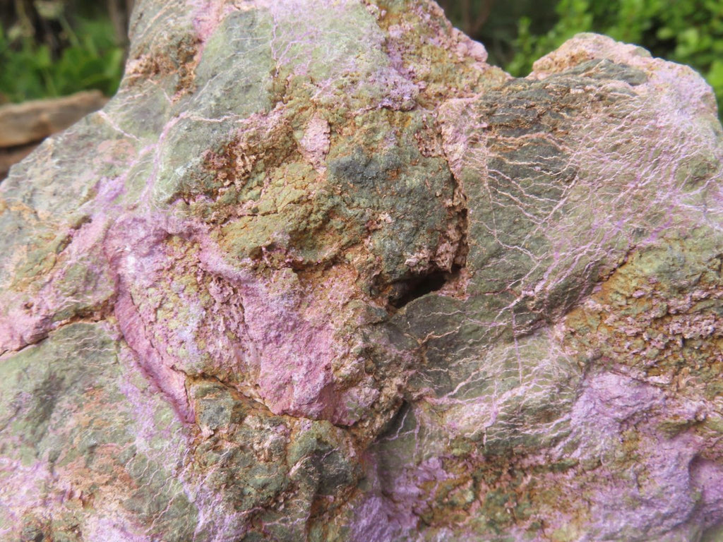 Natural Rare XXL Stichtite & Green Serpentine Specimens x 2 From Barberton, South Africa - TopRock