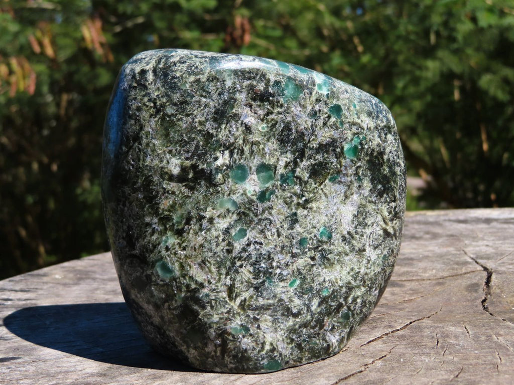Polished Emeralds In Matrix Free Form x 1 From Zimbabwe - TopRock