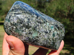 Polished Emeralds In Matrix Free Form x 1 From Zimbabwe - TopRock