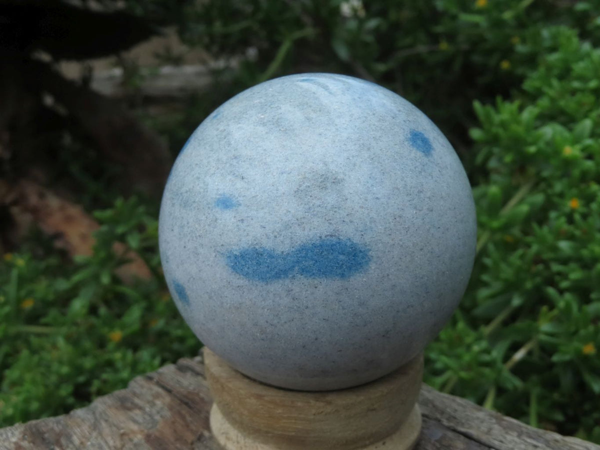 Polished Small Blue Spotted Spinel Spheres x 6 From Madagascar - TopRock