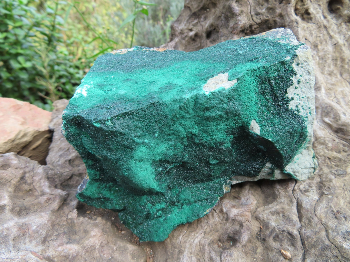 Natural Drusi Coated Malachite Specimens x 3 From Tenke Fungurume, Congo - TopRock