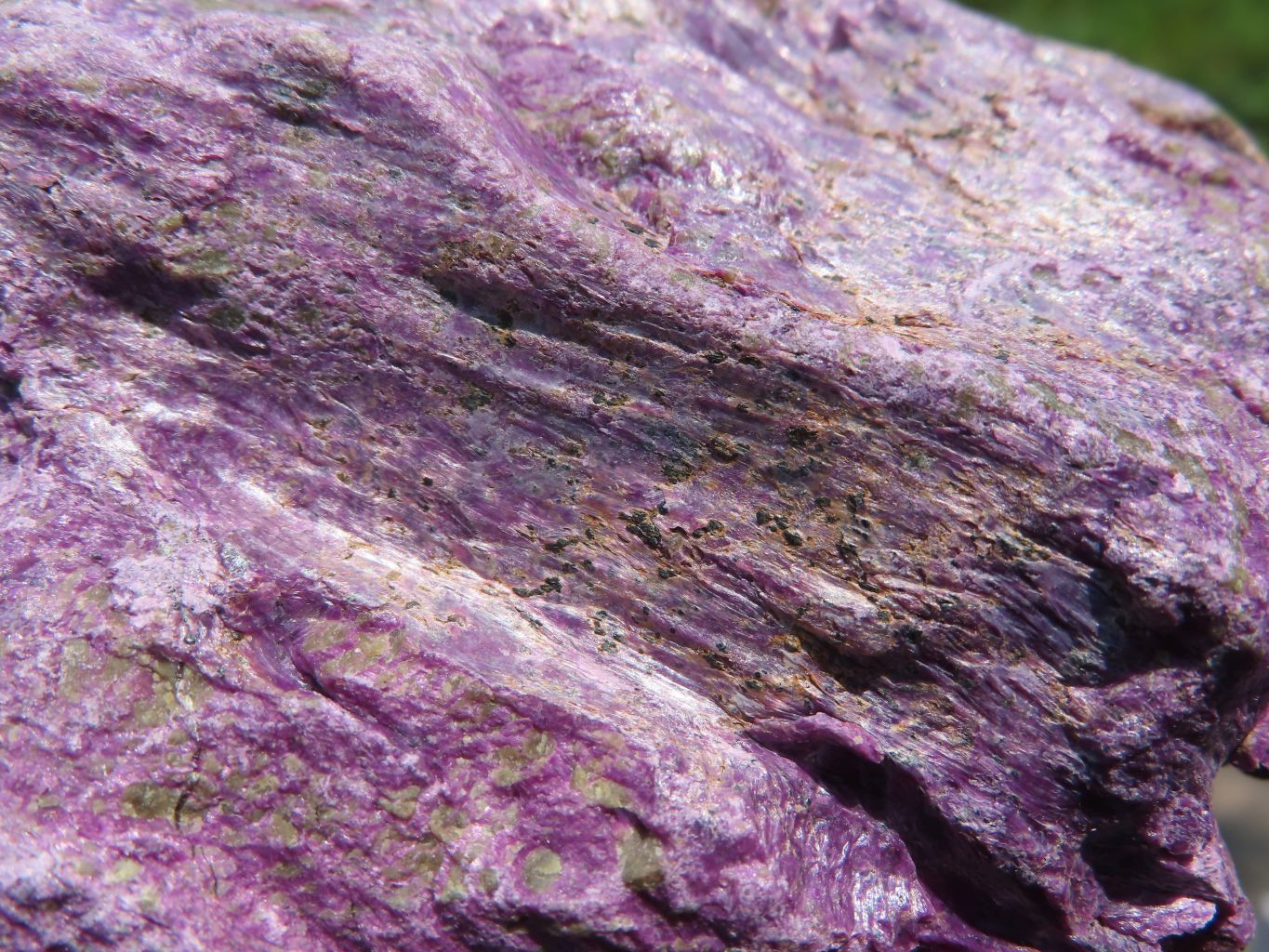 Natural Rare Stichtite & Green Serpentine Specimens x 3 From Barberton, South Africa - TopRock