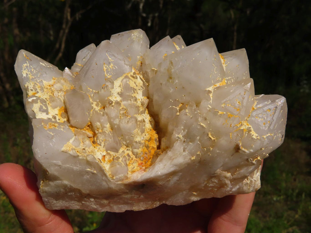 Natural Castle Quartz Clusters x 3 From Madagascar - TopRock