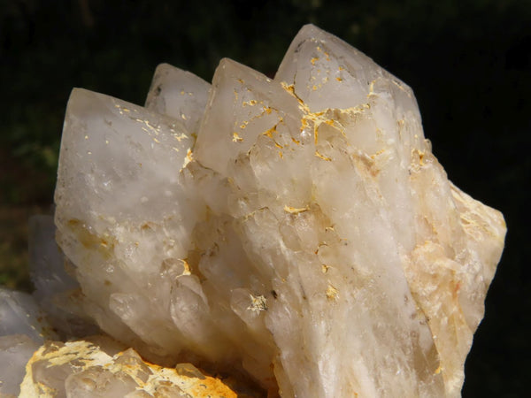 Natural Castle Quartz Clusters x 3 From Madagascar - TopRock
