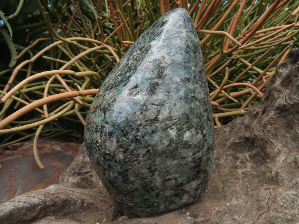 Polished Emeralds In Matrix Free Forms x 2 From Sandawana, Zimbabwe - TopRock