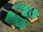 Natural Drusy Malachite Crystals on Matrix  x 2 From Tenke, Congo - TopRock