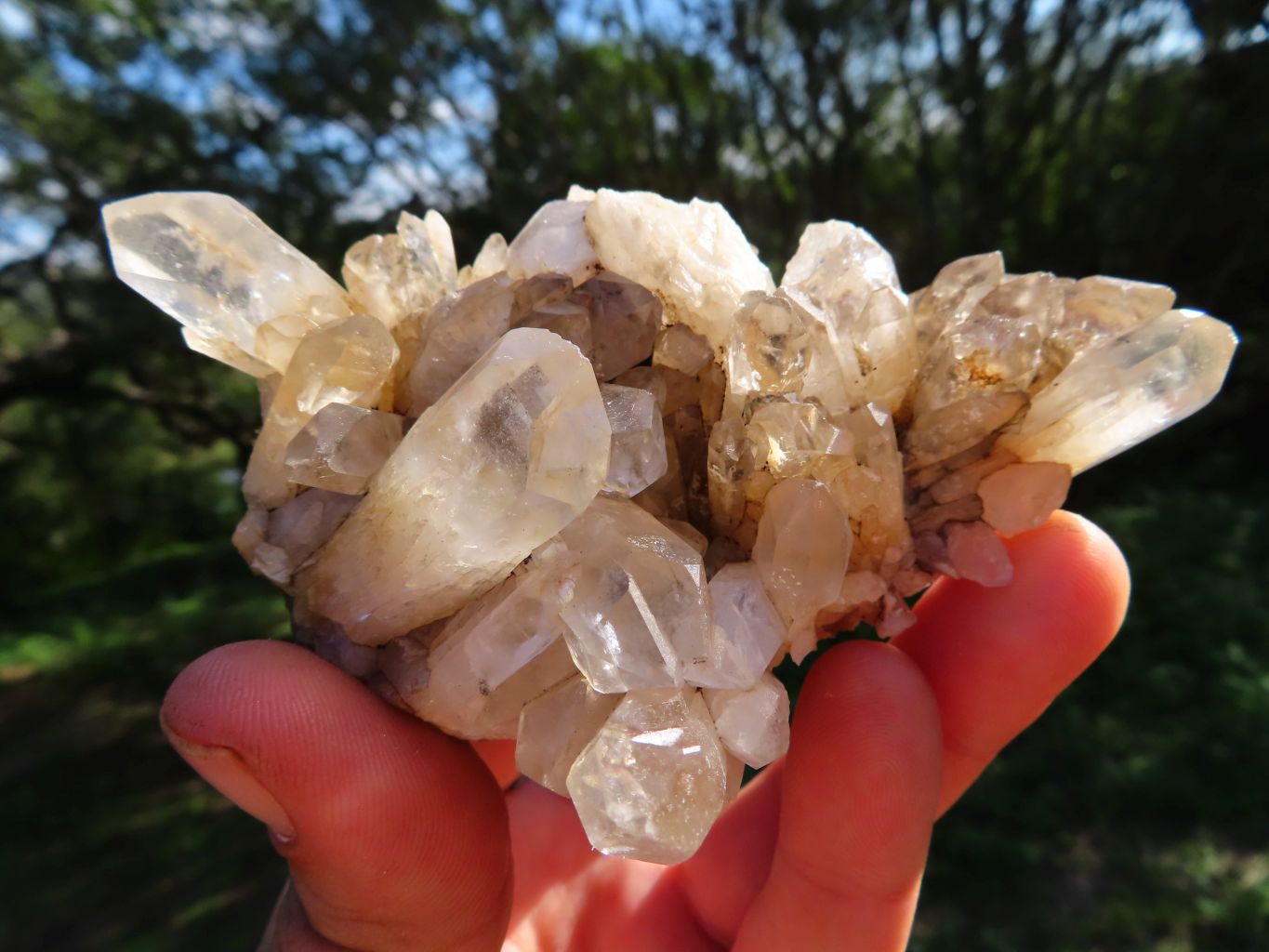 Natural Madagascar Quartz Clusters x 12 From Madagascar - TopRock