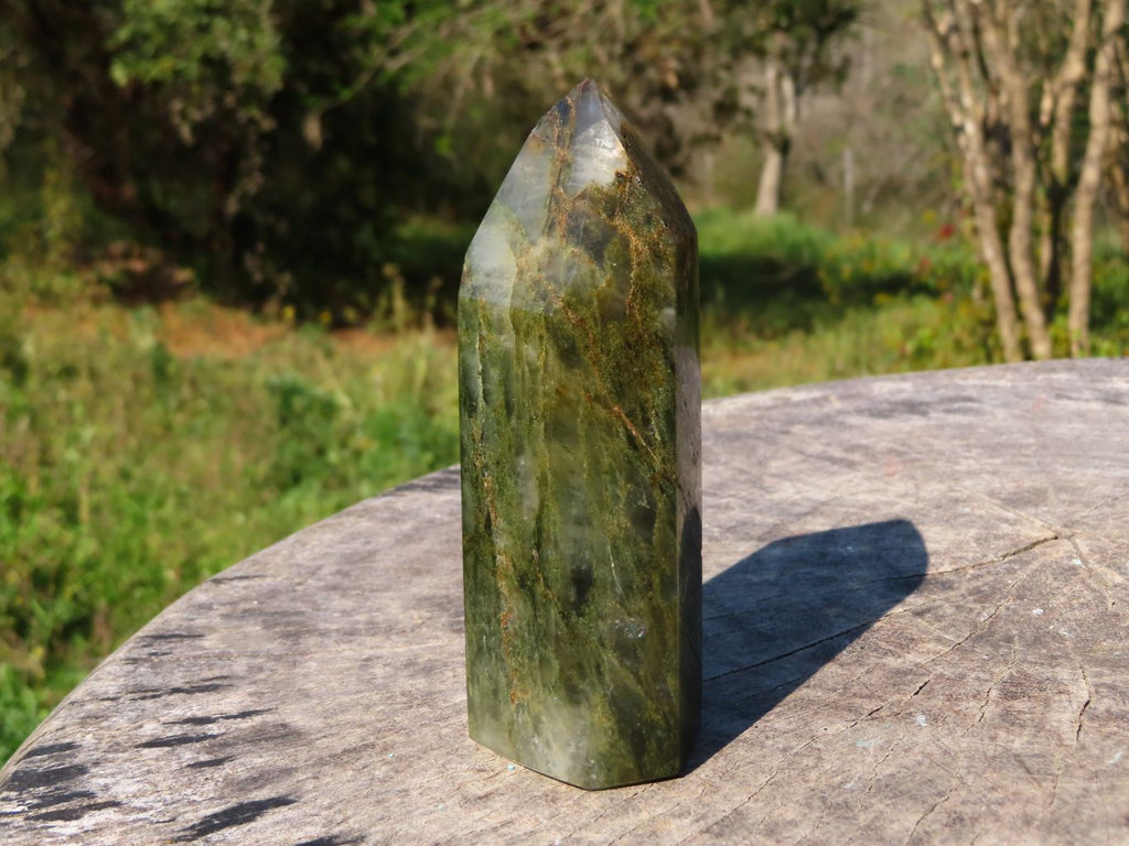 Polished Banded Green Fuchsite Crystal Points x 6 From Madagascar - TopRock