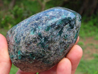 Polished Emeralds In Matrix Free Forms x 2 From Sandawana, Zimbabwe - TopRock