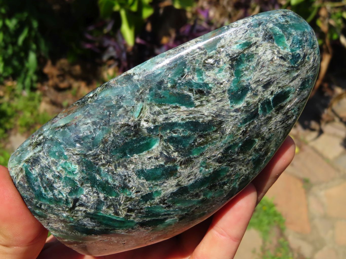 Polished Emeralds In Matrix Free Forms x 2 From Zimbabwe - TopRock
