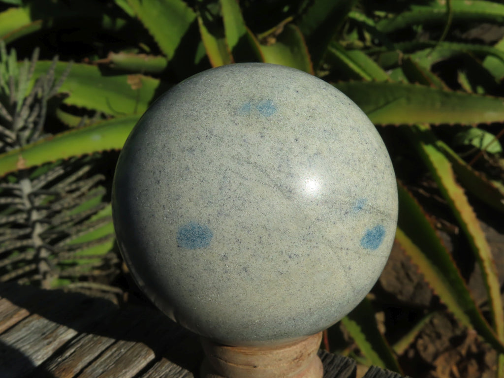 Polished Blue Spotted Spinel Spheres x 3 From Madagascar - TopRock