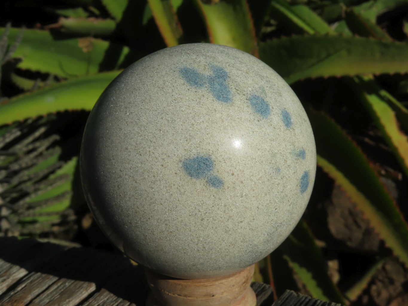 Polished Blue Spotted Spinel Spheres x 3 From Madagascar - TopRock