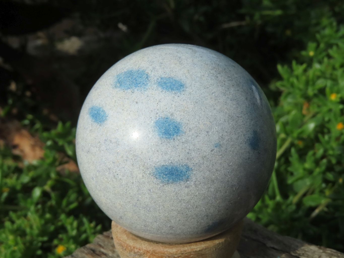 Polished Small Affordable Blue Spotted Spinel Spheres x 6 From Madagascar - TopRock