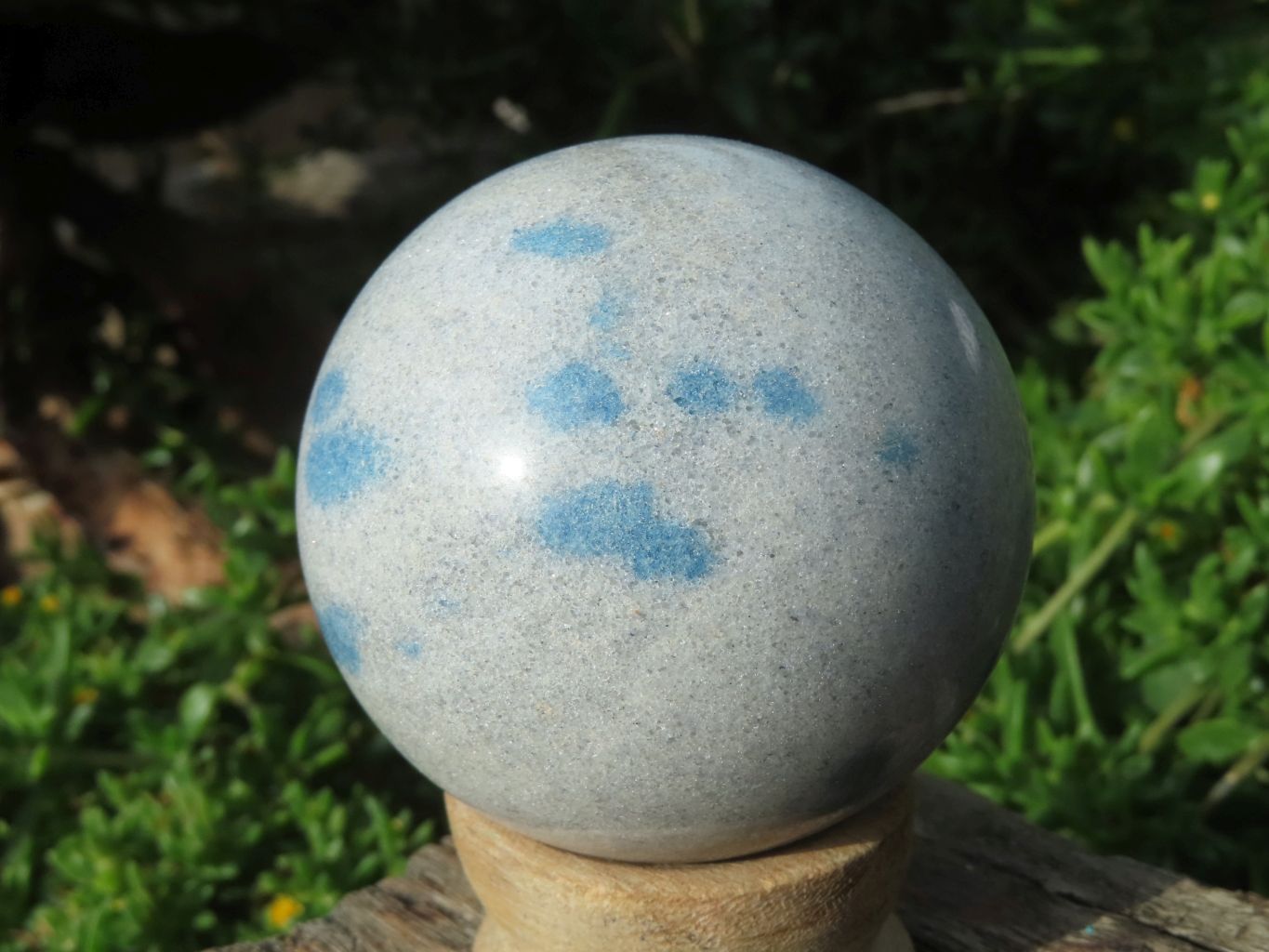 Polished Small Affordable Blue Spotted Spinel Spheres x 6 From Madagascar - TopRock