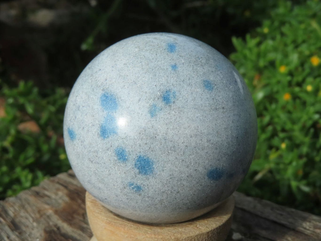 Polished Small Affordable Blue Spotted Spinel Spheres x 6 From Madagascar - TopRock
