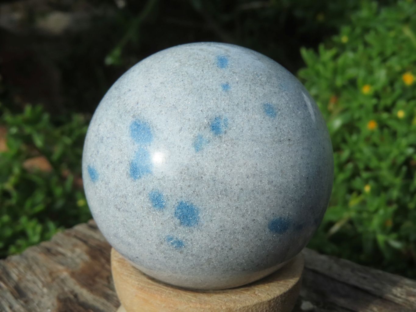 Polished Small Affordable Blue Spotted Spinel Spheres x 6 From Madagascar - TopRock