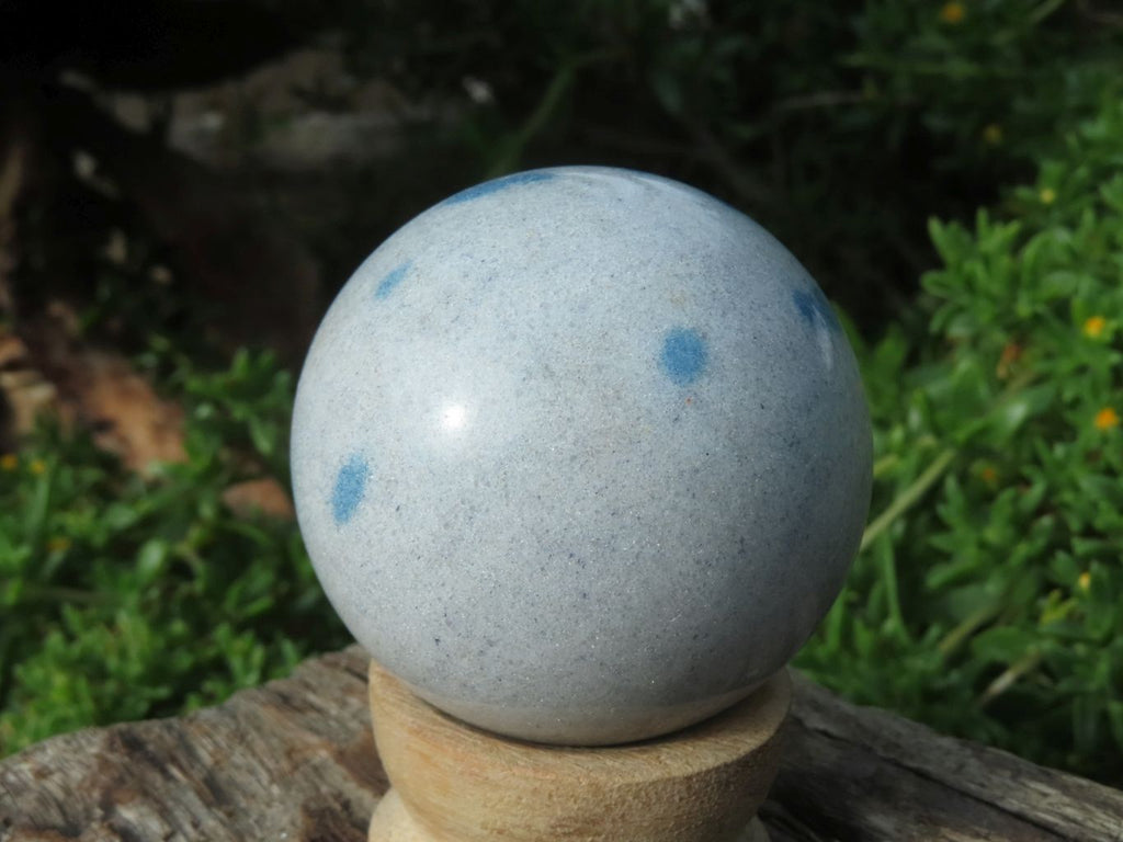 Polished Small Affordable Blue Spotted Spinel Spheres x 6 From Madagascar - TopRock