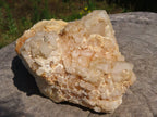 Natural Castle Quartz Cluster With Cascading Window Termination x 1 From Ambatfinhandrana, Madagascar - TopRock