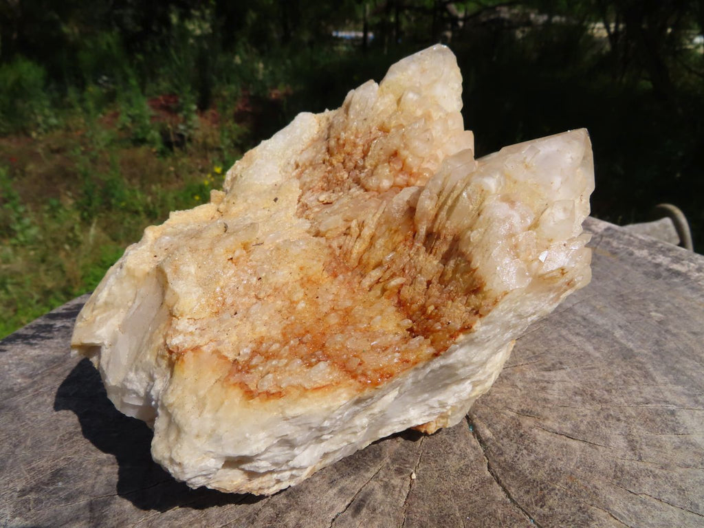 Natural Castle Quartz Cluster With Cascading Window Termination x 1 From Ambatfinhandrana, Madagascar - TopRock