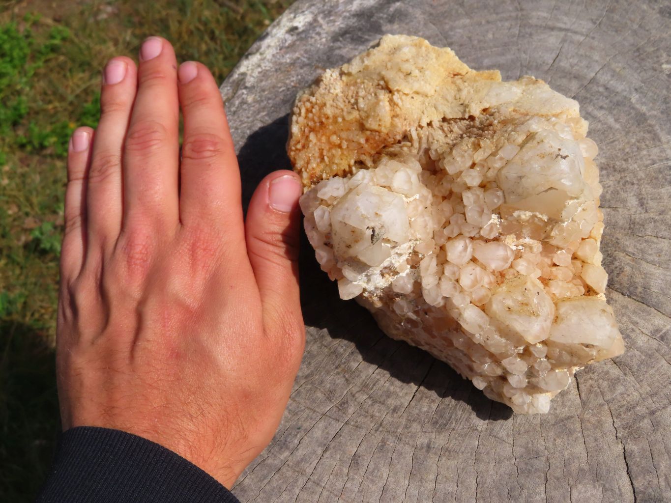 Natural Castle Quartz Cluster With Cascading Window Termination x 1 From Ambatfinhandrana, Madagascar - TopRock