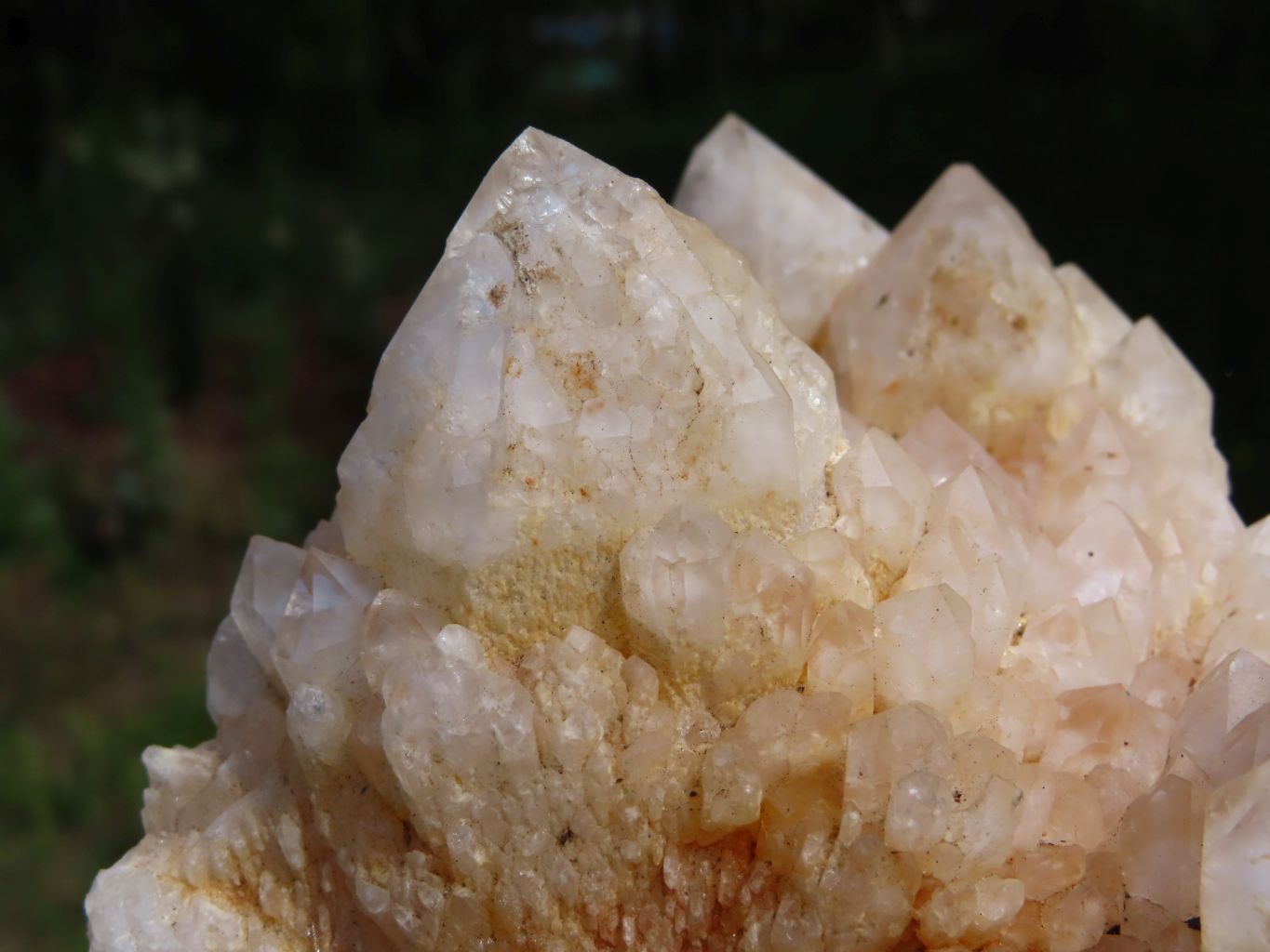 Natural Castle Quartz Cluster With Cascading Window Termination x 1 From Ambatfinhandrana, Madagascar - TopRock