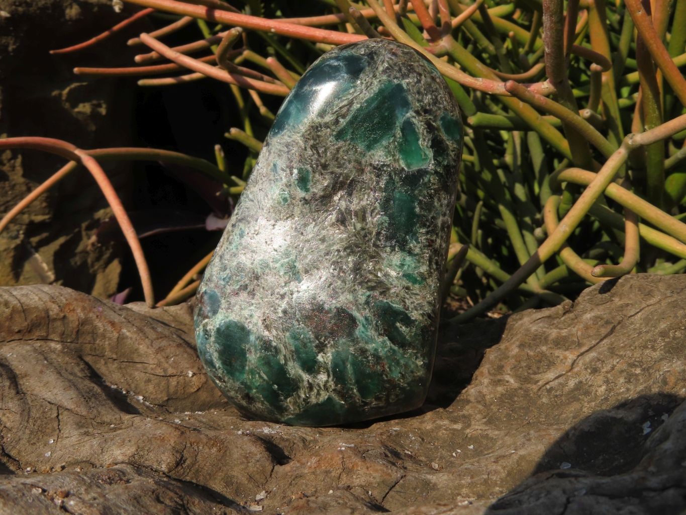 Polished Emeralds In Matrix Free Forms x 6 From Zimbabwe - TopRock