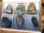 Polished Emeralds In Matrix Free Forms x 6 From Zimbabwe - TopRock