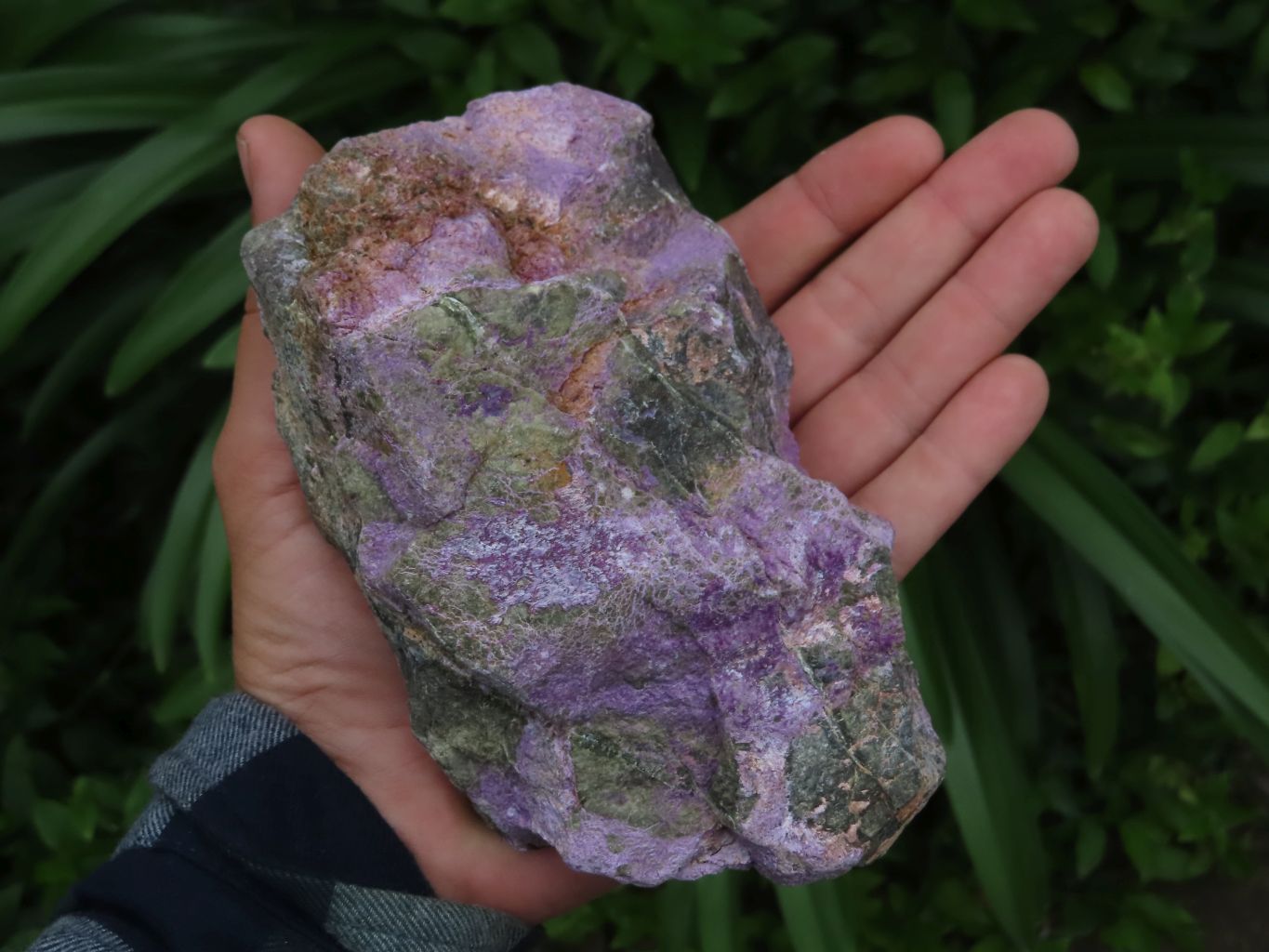 Natural Rare Stichtite & Green Serpentine Specimens x 2 From Barberton, South Africa - TopRock