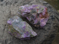 Natural Rare Stichtite & Green Serpentine Specimens x 2 From Barberton, South Africa - TopRock