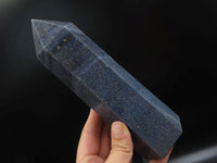 Polished Lazulite Crystal Points x 2 From Madagascar - TopRock
