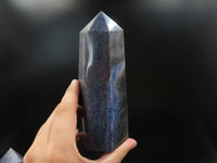 Polished Lazulite Crystal Points x 2 From Madagascar - TopRock