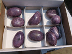Polished Lepidolite Gallets x 9 From Zimbabwe - TopRock