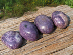 Polished Lepidolite Gallets x 9 From Zimbabwe - TopRock