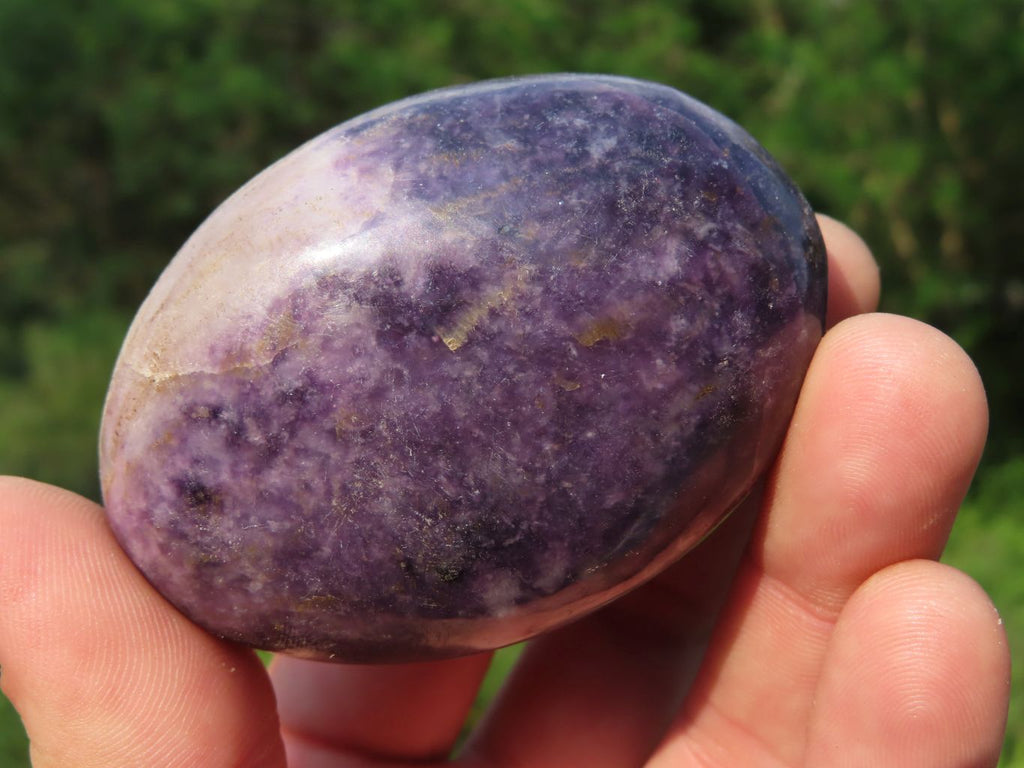 Polished Lepidolite Gallets x 9 From Zimbabwe - TopRock