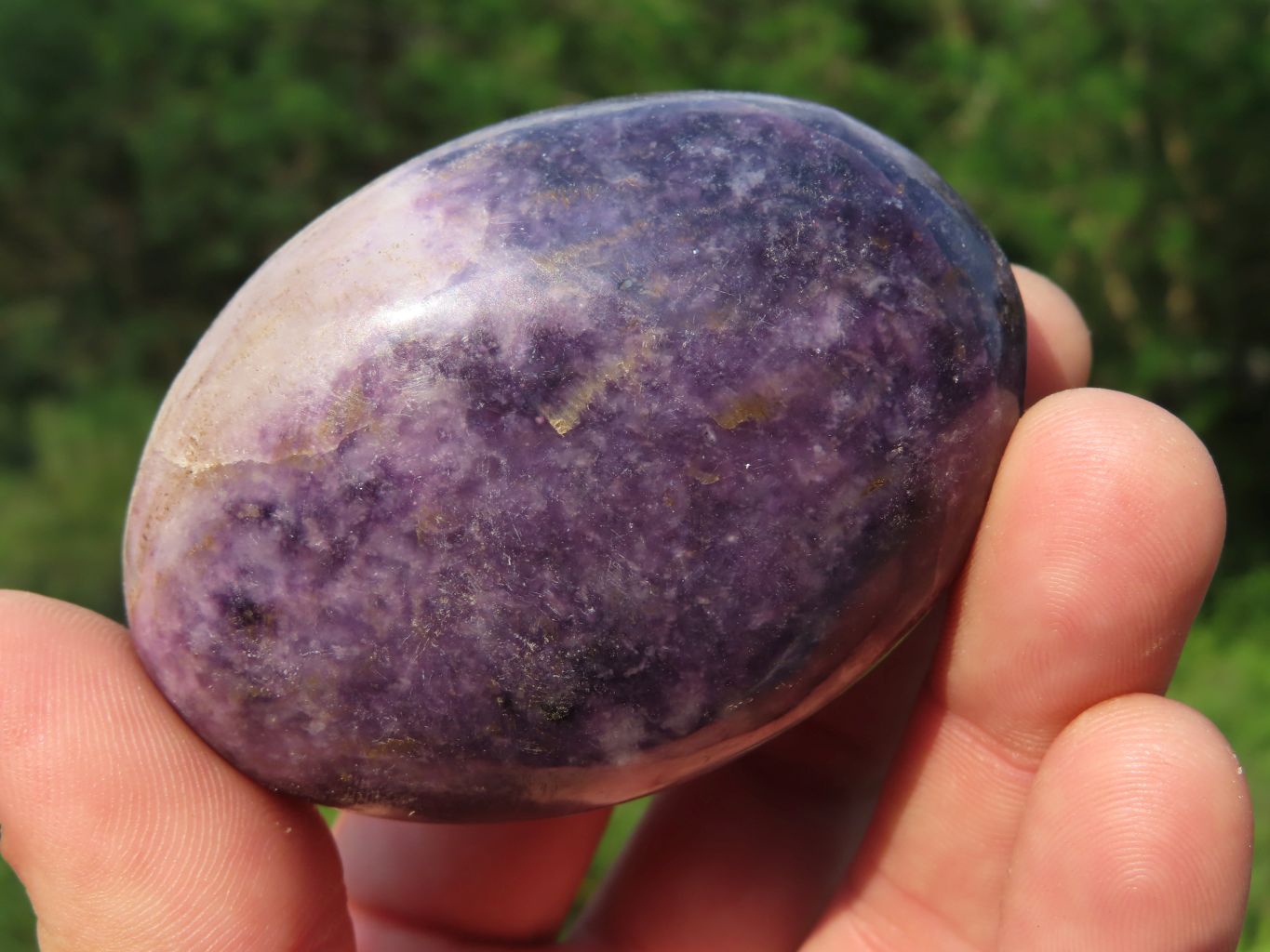 Polished Lepidolite Gallets x 9 From Zimbabwe - TopRock