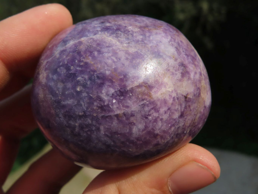 Polished Lepidolite Gallets x 9 From Zimbabwe - TopRock