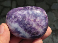 Polished Lepidolite Gallets x 9 From Zimbabwe - TopRock