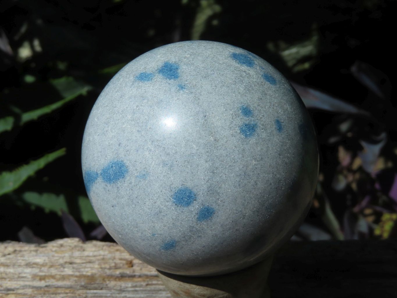 Polished Blue Spotted Spinel Spheres x 4 From Madagascar - TopRock