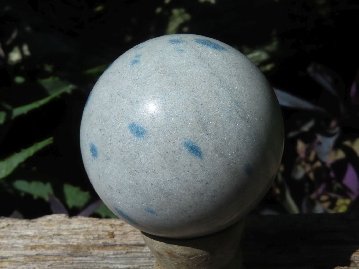 Polished Blue Spotted Spinel Spheres x 4 From Madagascar - TopRock