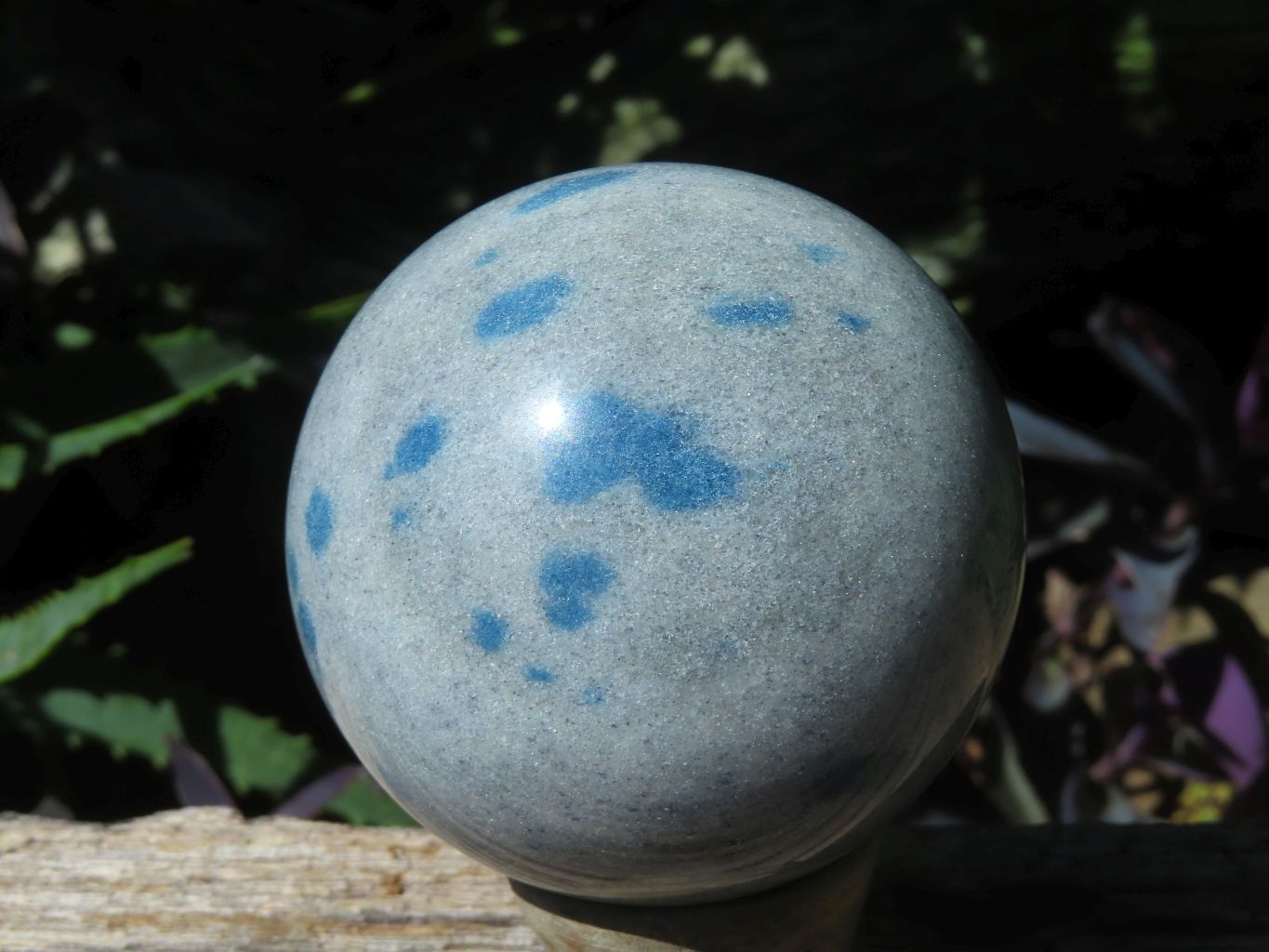 Polished Blue Spotted Spinel Spheres x 4 From Madagascar - TopRock