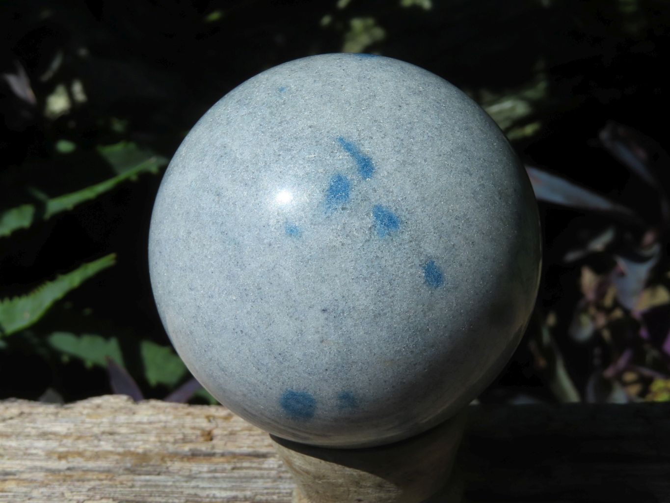 Polished Blue Spotted Spinel Spheres x 4 From Madagascar - TopRock
